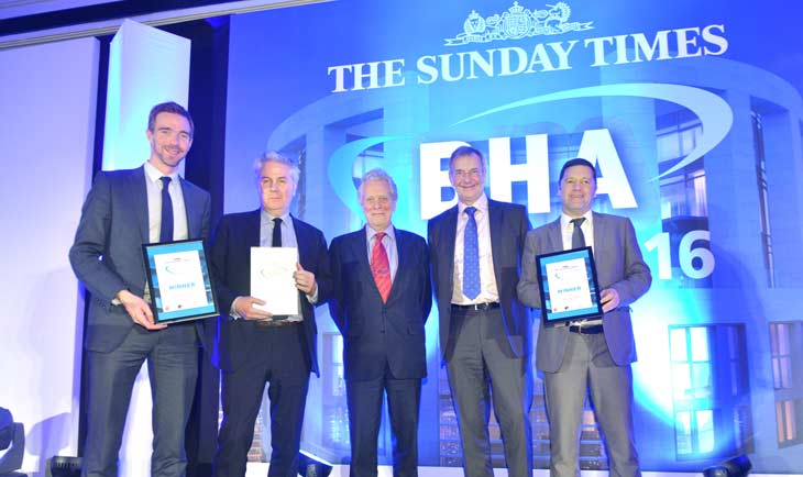 The Sunday Times British Homes Awards ceremony