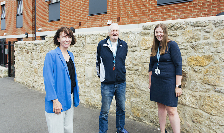 Anneliese Dodds, Jo Evans and Lionel