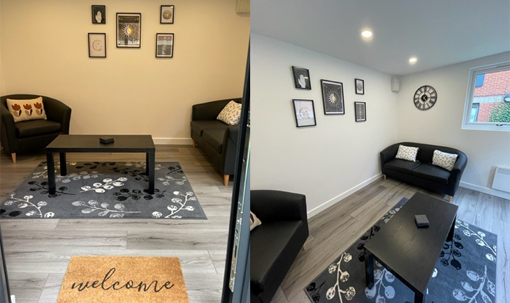 New life skills lounge at Matilda House.